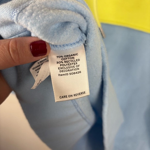 LL Bean Signature Women’s Anorak Colorblock Sweatshirt Large Gorpcore Strewtwear - Picture 8 of 14